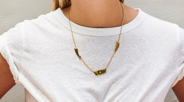 BIG WOW NECKLACE - Gold
