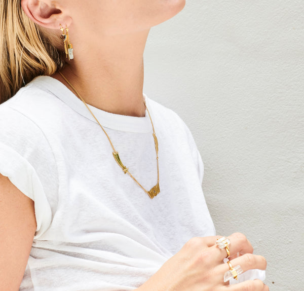 BIG WOW NECKLACE - Gold