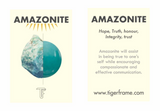 BAGUETTE SWIVEL RING - AMAZONITE - GOLD