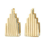 CHAKANA PILLAR EARRINGS - REVERSIBLE - GOLD