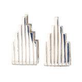 CHAKANA PILLAR EARRINGS - REVERSIBLE - SILVER