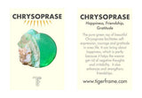 CHAIN & CORD CRYSTAL BRACELET - CHRYSOPRASE - MINT - GOLD