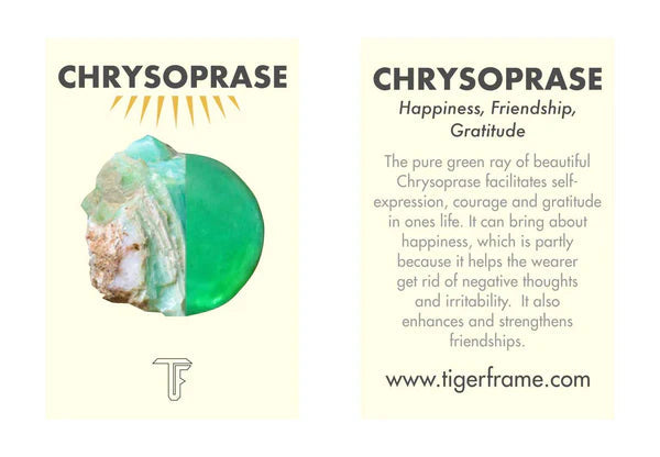 CHAIN & CORD CRYSTAL BRACELET - CHRYSOPRASE - MINT - GOLD