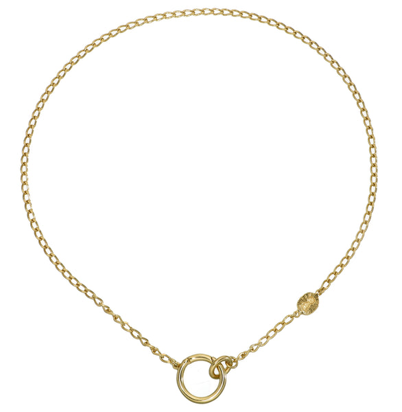 CLASP NECKLACE - CHUNKY CHAIN - GOLD