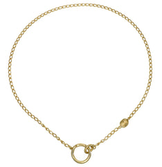 CLASP NECKLACE - CHUNKY CHAIN - GOLD