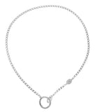 CLASP NECKLACE - CHUNKY CHAIN - SILVER
