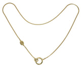 CLASP NECKLACE - FINE CHAIN - GOLD