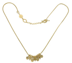 COLLECTOR NECKLACE - THIN SNAKE CHAIN - SHIMMY SET - GOLD