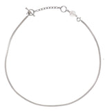 COLLECTOR NECKLACE - THICK SNAKE CHAIN - SILVER