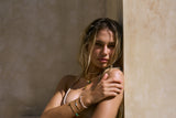 EYE PROTECTION CHAIN BRACELET - SKY BLUE - GOLD