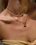 VON CHEVRON CLASP NECKLACE - SMALL - SILVER