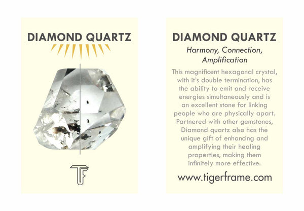 SUNDAY SWIVEL HOOPS - DIAMOND QUARTZ - GOLD