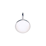DISC SHIELD CHARM - MINI - SILVER