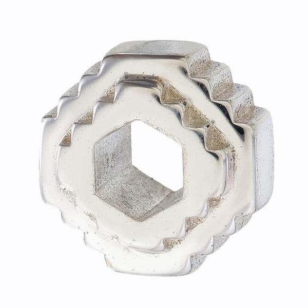 CHAKANA BEAD - SILVER