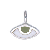 EYE SPY CHARM - HAZEL - SILVER