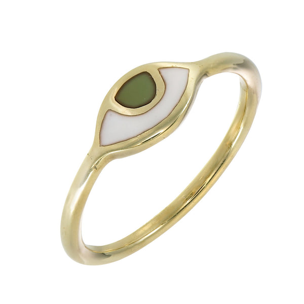 EYE SPY RING - HAZEL - GOLD
