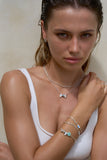 COLLECTOR SNAKE CHAIN BRACELET- WITH TOGGLE CLOSURE - SILVER