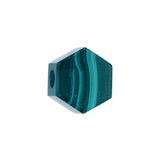 HEXIGON  BEAD - MALACHITE - FITS COLLECTOR CHAIN STYLES