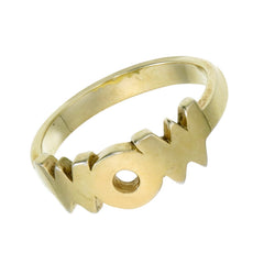 NEW UPGRADED THICKER WOW RING - GOLD