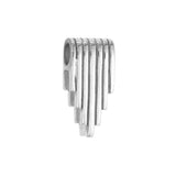 LONG PILLAR BEAD  - FITS COLLECTOR CHAIN STYLES - SILVER