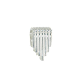 SHORT PILLAR BEAD - FITS COLLECTOR CHAIN STYLES - SILVER