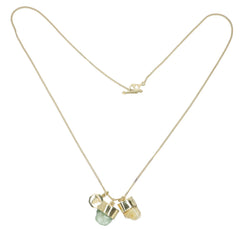 SUPERPOWER CHARM NECKLACE - CITRINE & PERIDOT - GOLD