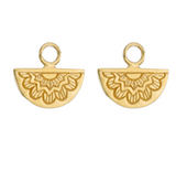 MINI EGYPTIAN FAN CHARM  - GOLD