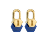 HEXI LOCKET - LAPIS LAZULI - GOLD
