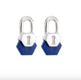 HEXI LOCKET - LAPIS LAZULI - SILVER