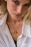 SUPERPOWER CHARM NECKLACE - CITRINE & PERIDOT - SILVER