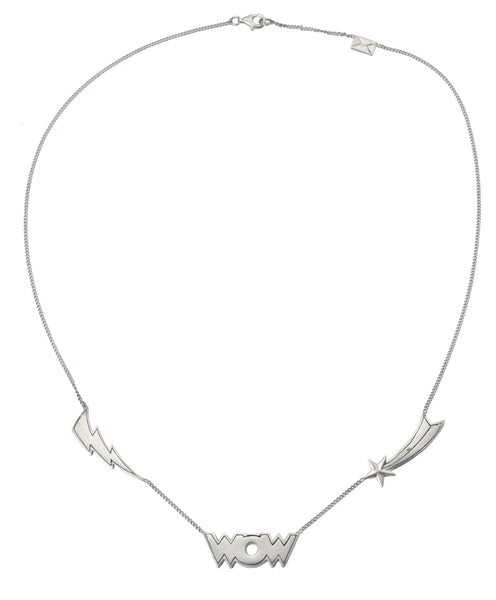 BIG WOW NECKLACE - SILVER