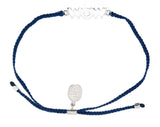 WOW BRACELET - NAVY - SILVER