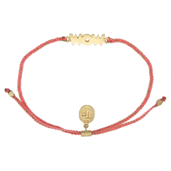WOW BRACELET - NEON SUNSET - GOLD