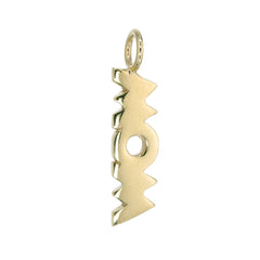 WOW -DANGLE  CHARM - GOLD