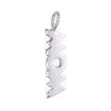 WOW - DANGLE  CHARM - SILVER