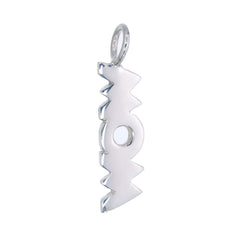 WOW - DANGLE  CHARM - SILVER