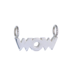 WOW CHARM - FITS COLLECTOR CHAIN STYLES - SILVER