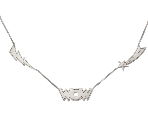 BIG WOW NECKLACE - SILVER