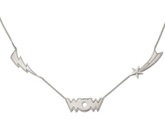 BIG WOW NECKLACE - SILVER