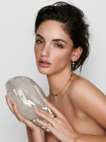 TEARDROP TASSEL- LONDON BLUE TOPAZ - GOLD