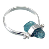 APATITE SWIVEL RING - sterling silver by tiger frame jewellery