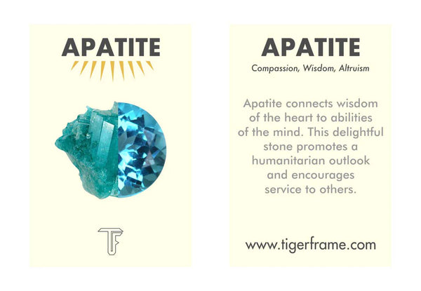 ROUGH GEM CHAIN BRACELET - APATITE - SILVER
