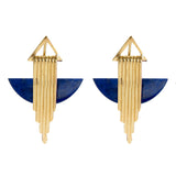 AURORA HALF MOON EARRINGS - GOLD