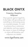 CHAIN & CORD MINI AURORA BRACELET - BLACK ONYX - BLACK CORD - SILVER