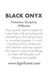 CHAIN & CORD MINI AURORA BRACELET - BLACK ONYX - BLACK CORD - GOLD