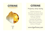 ROUGH GEM CHAIN BRACELET - CITRINE - GOLD