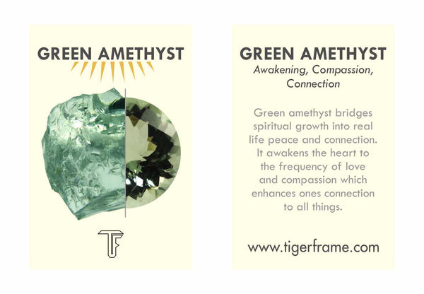 TRILLIONS AND TRILLIONS - GREEN AMETHYST - GOLD