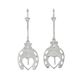 LUCKY LOVE PULL THROUGH EARRINGS - SILVER