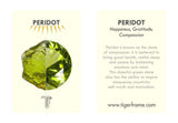ROUGH GEM NECKLACE - PERIDOT - SILVER