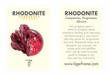 SPLENDOUR TASSEL PULL THROUGH EARRINGS - RHODONITE - GOLD